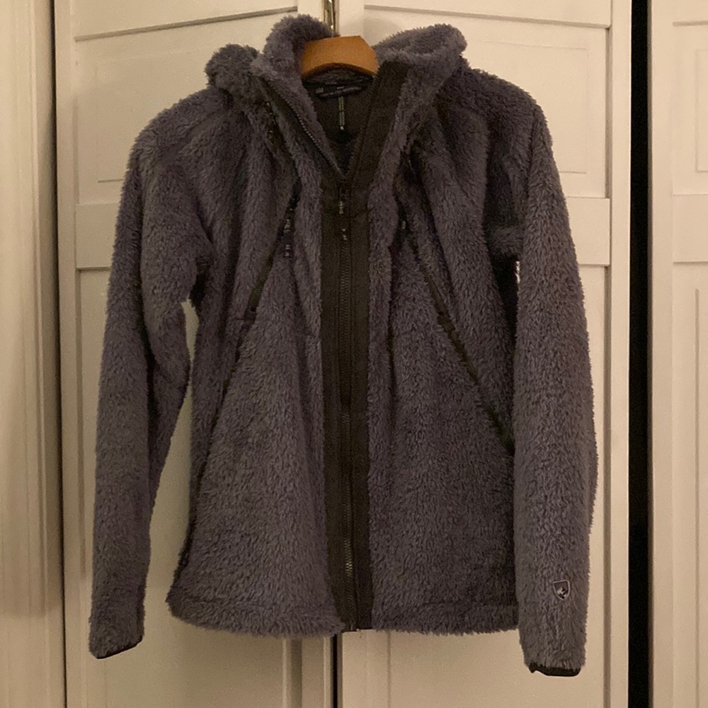KÜHL FLIGHT™ Women’s Jacket, 100% premium, mid-weight, gray Italian fleece, S.
